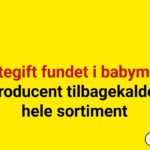 Rottegift fundet i babymad: Producent tilbagekalder hele sortiment