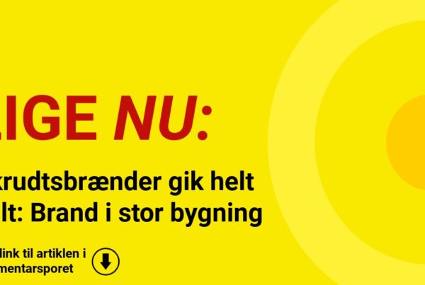 Ukrudtsbrænder gik helt galt: Brand i stor bygning