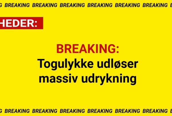 BREAKING: Togulykke udløser massiv udrykning: