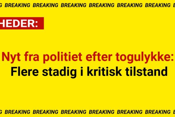 Nyt fra politiet efter togulykke: Flere stadig i kritisk tilstand