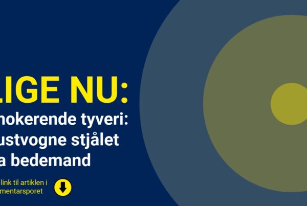 Chokerende tyveri: Rustvogne stjålet fra bedemand