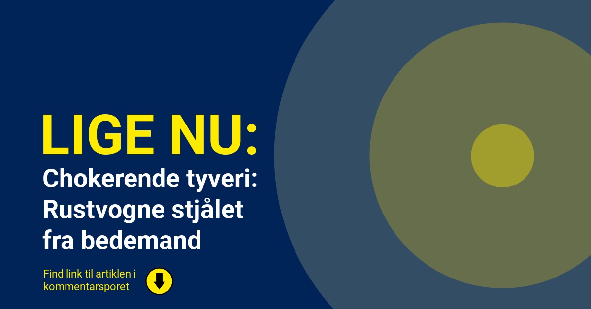 Chokerende tyveri: Rustvogne stjålet fra bedemand