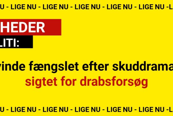 Kvinde fængslet efter skuddrama – sigtet for drabsforsøg