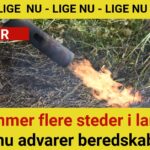 Flammer flere steder i landet – nu advarer beredskabet