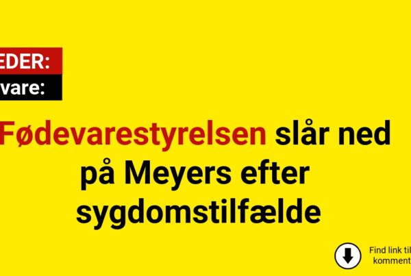 Meyers i problemer: Ansatte ramt af madforgiftning