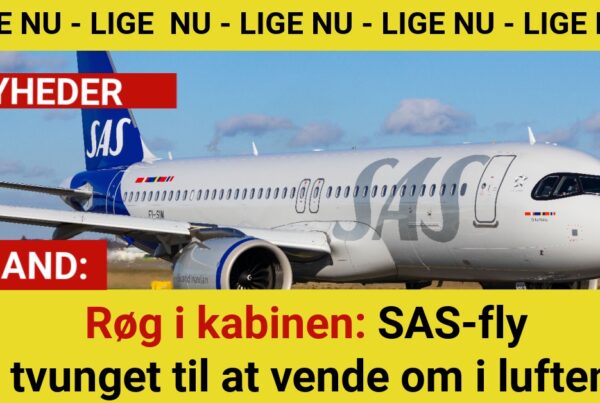 Røg i kabinen: SAS-fly tvunget til at vende om i luften