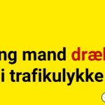 Ung mand dræbt i trafikulykke