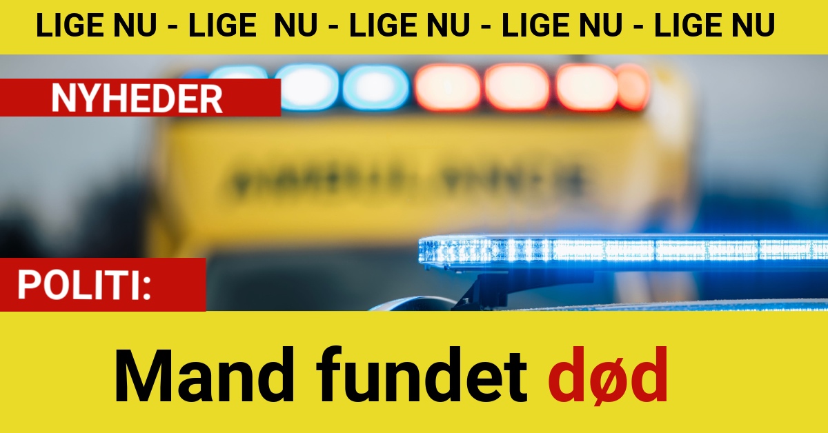 Mand fundet død
