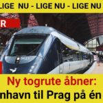 Ny togrute åbner: København til Prag på én billet