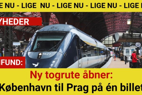 Ny togrute åbner: København til Prag på én billet