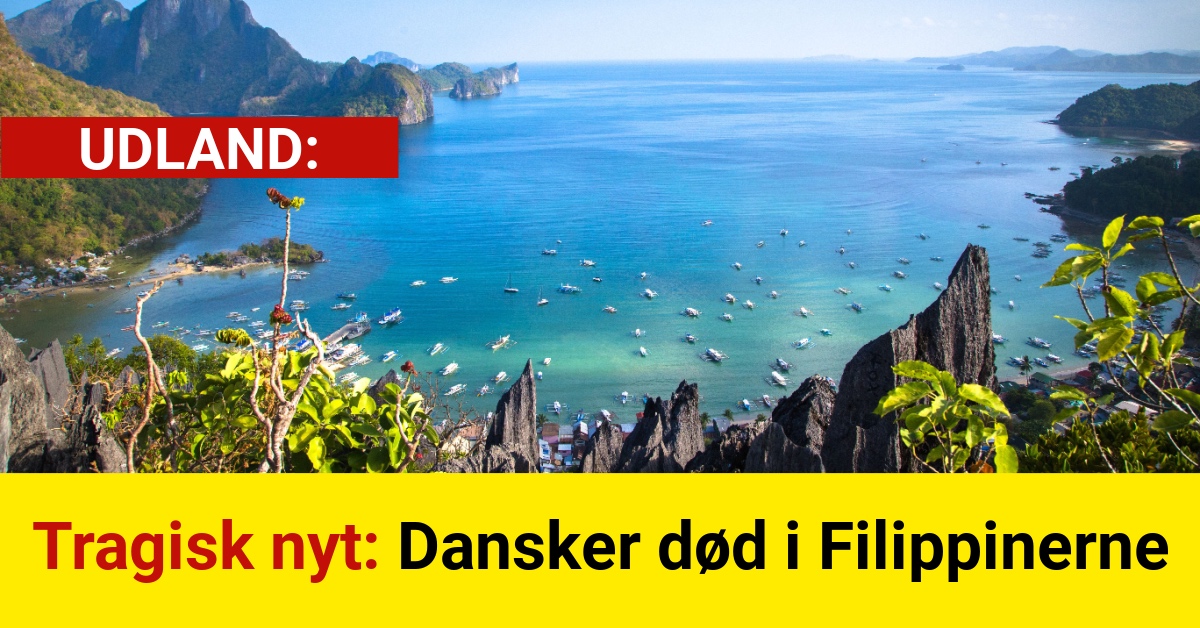 Tragisk nyt: Dansker død i Filippinerne
