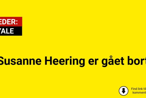 Susanne Heering er gået bort