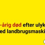69-årig død efter ulykke med landbrugsmaskine