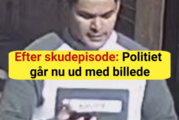 Efter skudepisode: Politiet går nu ud med billede