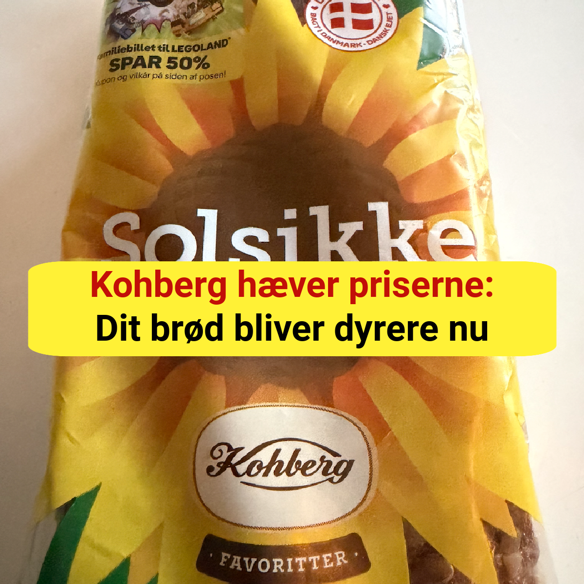 Kohberg hæver priserne: Dit brød bliver dyrere nu