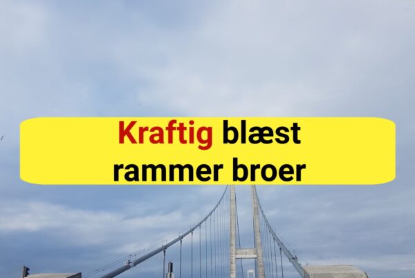 Advarsel: Kraftig blæst rammer broer