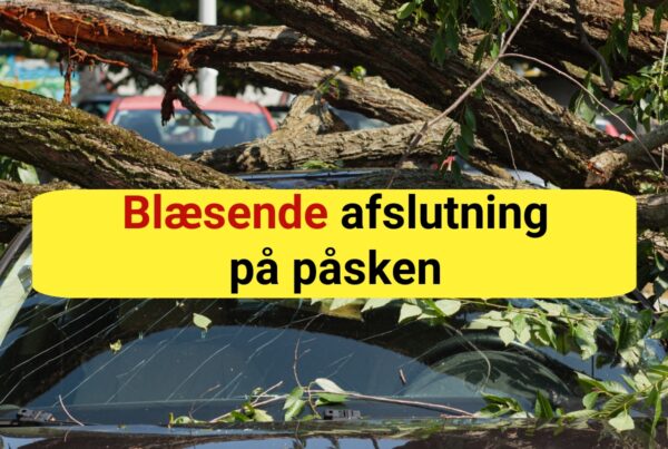 Blæsende afslutning på påsken