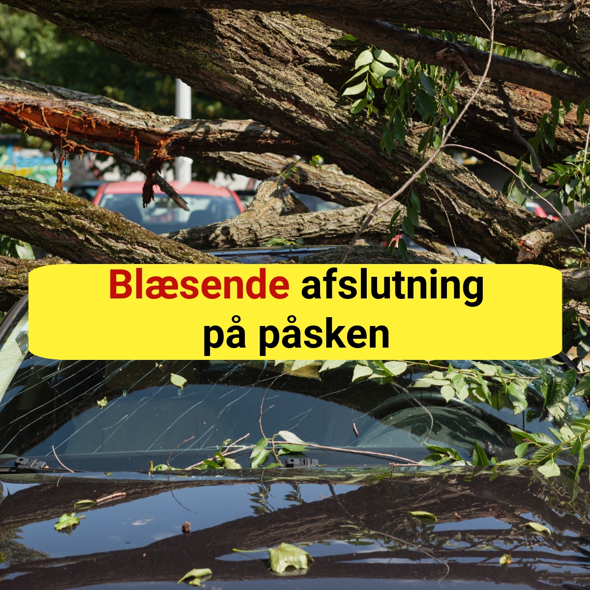 Blæsende afslutning på påsken