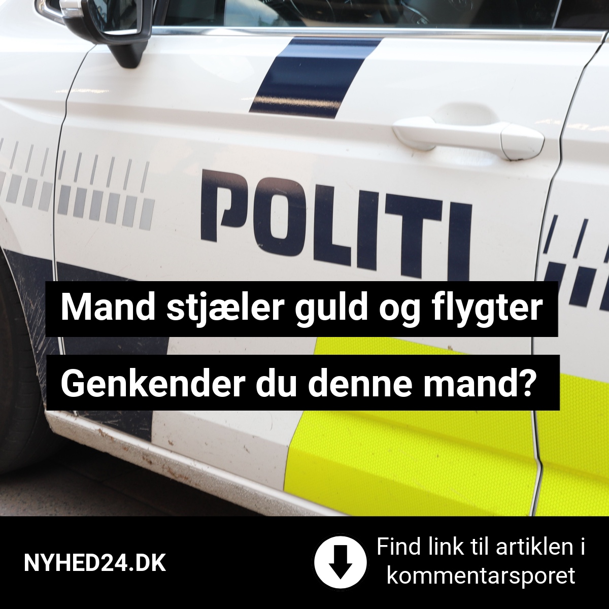 Vildt tyveri: Mand stikker af med guldkæder på cykel