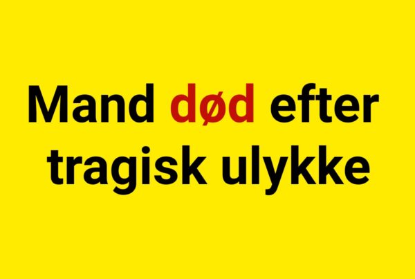 Politiet undersøger: Mand død efter tragisk ulykke