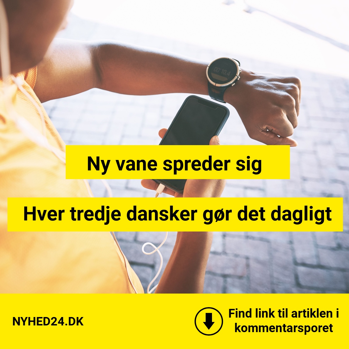 Overraskende tal: Så mange danskere overvåger deres egen krop hver dag