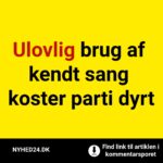 Ulovlig brug af kendt sang koster parti dyrt