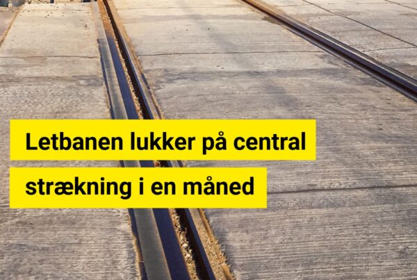 Passagerer mellem Aarhus H og Odder må skifte til bus, mens der arbejdes på elektrificering af jernbanen