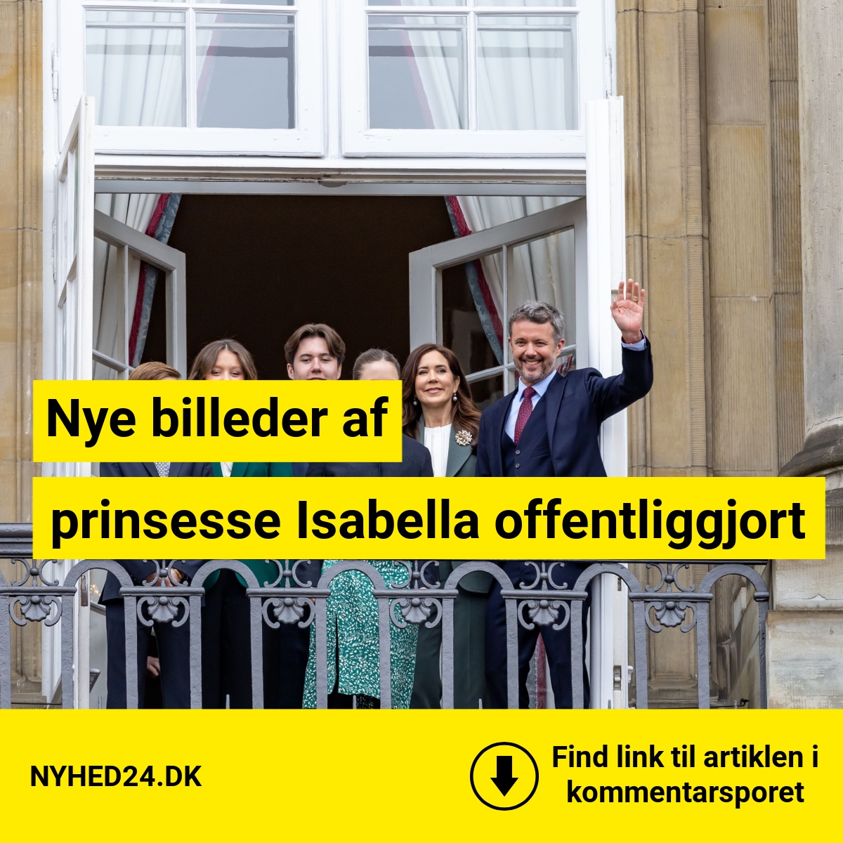 prinsesse Isabella offentliggjort