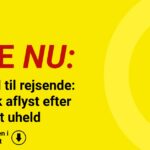 Advarsel til rejsende: Togtrafik aflyst efter voldsomt uheld