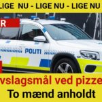 Knivslagsmål ved pizzeria: To mænd anholdt