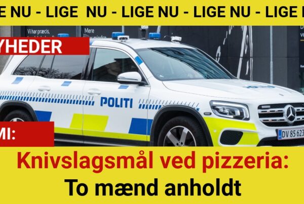 Knivslagsmål ved pizzeria: To mænd anholdt