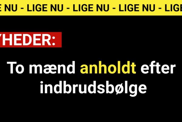 To mænd anholdt efter indbrudsbølge