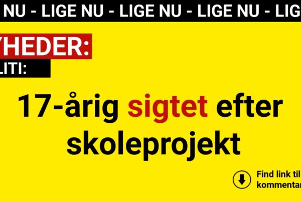 17-årig sigtet efter skoleprojekt