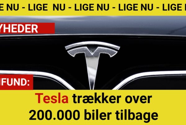 Tesla trækker over 200.000 biler tilbage