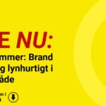 ATV i flammer: Brand bredte sig lynhurtigt i skovområde