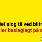Politiet slog til ved biltræf – fire biler beslaglagt på stedet