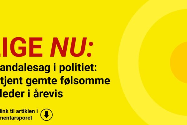 Skandalesag i politiet: Betjent gemte følsomme billeder i årevis