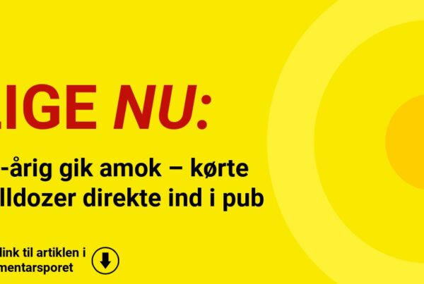 35-årig gik amok – kørte bulldozer direkte ind i pub