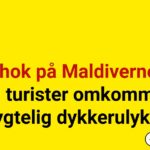 Chok på Maldiverne: Fem turister omkommet i frygtelig dykkerulykke