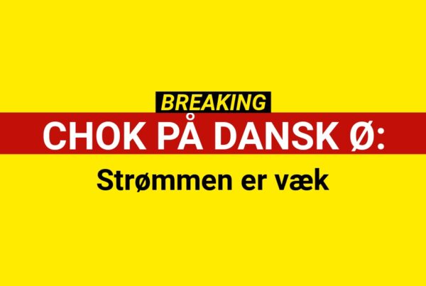 CHOK PÅ DANSK Ø: Strømmen er væk