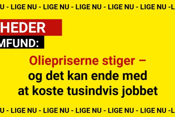 Benzinpriser kan eksplodere: Dansk Industri med alvorlig melding - Tusindvis af job kan forsvinde
