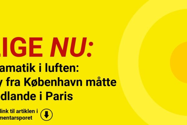 Dramatik i luften: Fly fra København måtte nødlande i Paris