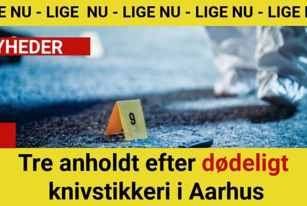 Tre anholdt efter dødeligt knivstikkeri i Aarhus