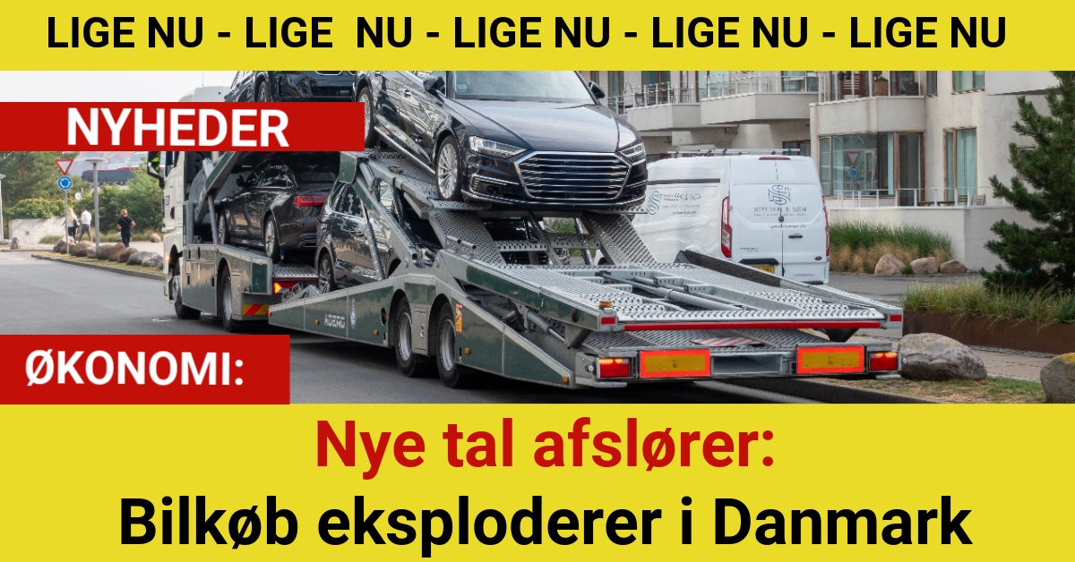 Nye tal afslører: Bilkøb eksploderer i Danmark