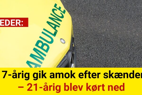 17-årig gik amok efter skænderi – 21-årig blev kørt ned
