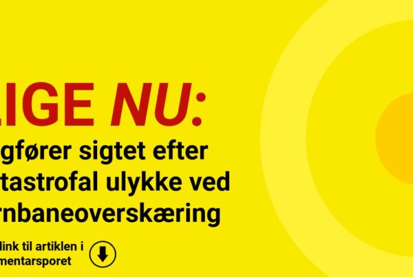 Togfører sigtet efter katastrofal ulykke ved jernbaneoverskæring