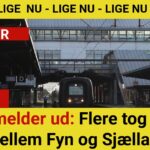 DSB melder ud: Flere tog aflyst mellem Fyn og Sjælland