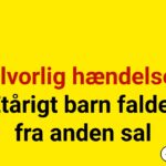 Alvorlig hændelse: Etårigt barn faldet fra anden sal