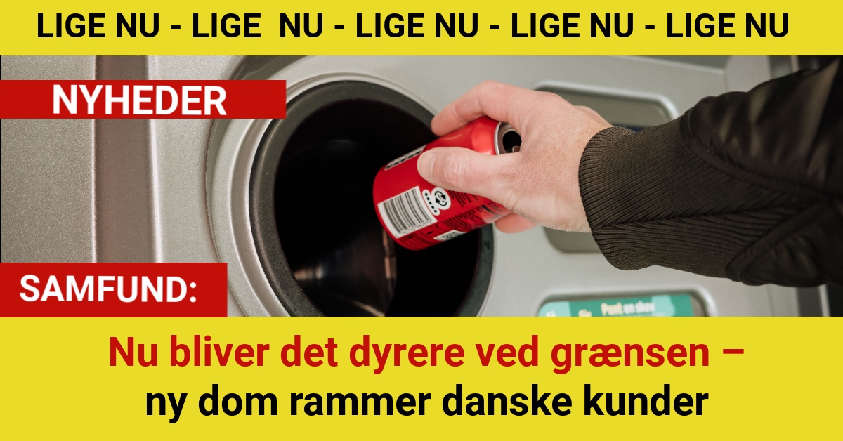 Tyskland siger stop: Danskere skal nu betale pant