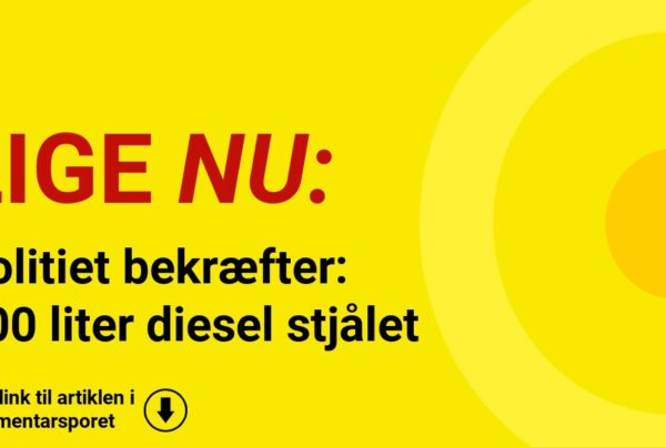 Politiet bekræfter: 700 liter diesel stjålet